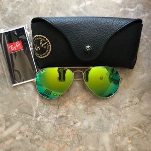 RayBan Green Mirrored Sunglasses